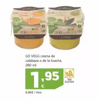 HiperDino GO VEGG crema de calabaza o de la huerta oferta