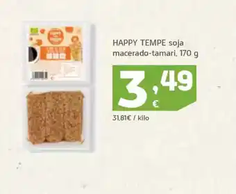 HiperDino HAPPY TEMPE soja macerado-tamari oferta