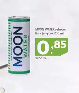 HiperDino MOON WATER refresco lima jengibre oferta