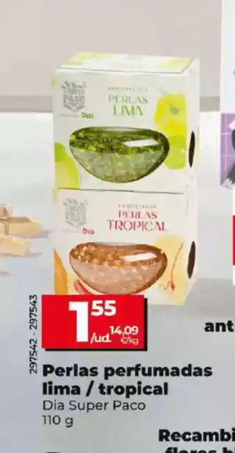 Dia Perlas perfumadas lima / tropical oferta