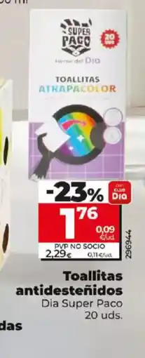 Dia Toallitas antidesteñidos oferta