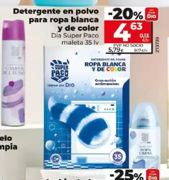 Dia Detergente en polvo para ropa blanca y de color oferta