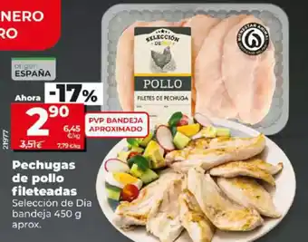 Dia Pechugas de pollo fileteadas Selección de Dia bandeja oferta