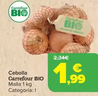 Carrefour CARREFOUR BIO Cebolla oferta