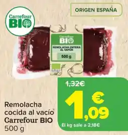 Carrefour CARREFOUR BIO Remolacha cocida al vacío oferta