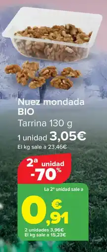 Carrefour Nuez mondada bio oferta