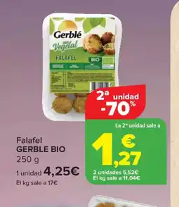 Carrefour GERBLE BIO Falafel oferta