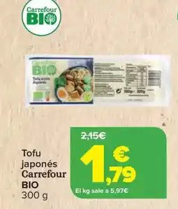 Carrefour CARREFOUR BIO  Tofu japonés oferta