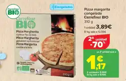 Carrefour CARREFOUR BIO  Pizza margarita congelada oferta