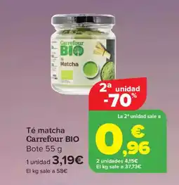 Carrefour CARREFOUR BIO Té matcha oferta