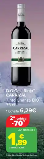 Carrefour CARRIZAL D.O.Ca. "Rioja" oferta