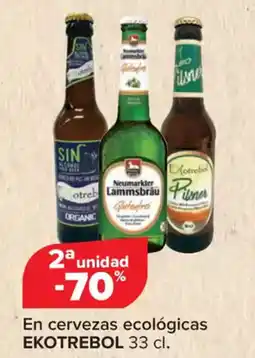 Carrefour EKOTREBOL  En cervezas ecológicas oferta