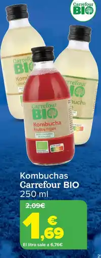 Carrefour CARREFOUR BIO Kombuchas oferta