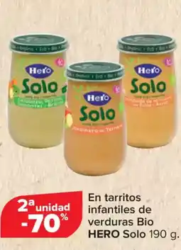 Carrefour HERO En tarritos infantiles de verduras Bio oferta