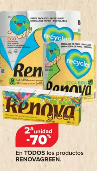 Carrefour RENOVAGREEN En todos los productos oferta