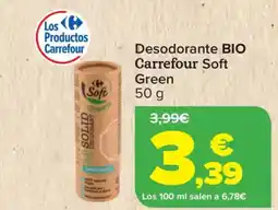 Carrefour CARREFOUR SOFT GREEN Desodorante BIO oferta