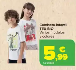 Carrefour TEX BIO Camiseta infantil oferta