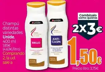 UDACO Unide - champú distintas variedades oferta