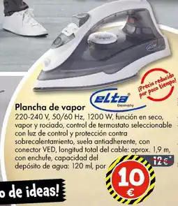 TEDi ELTA Plancha de vapor oferta