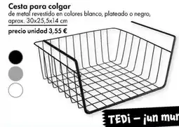 TEDi Cesta para colgar oferta