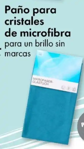 TEDi Paño para cristales de microfibra oferta