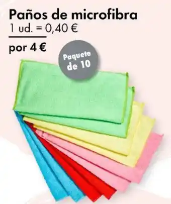 TEDi Paños de microfibra oferta