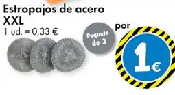 TEDi Estropajos de acero XXL oferta