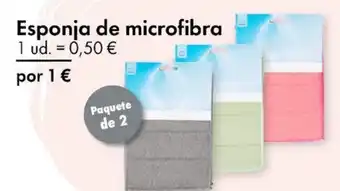 TEDi Esponja de microfibra oferta