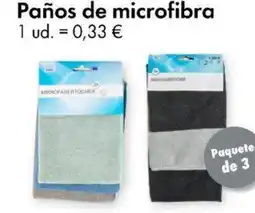 TEDi Paños de microfibra oferta