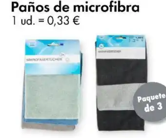 TEDi Paños de microfibra oferta