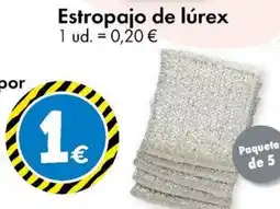 TEDi Estropajo de lurex oferta