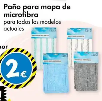 TEDi Paño para mopa de microfibra oferta