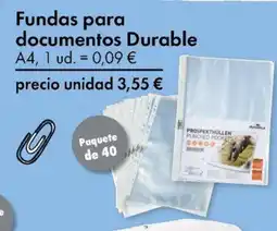 TEDi Fundas para documentos Durable oferta