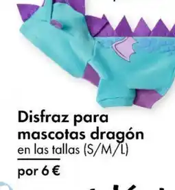 TEDi Disfraz para mascotas dragón oferta