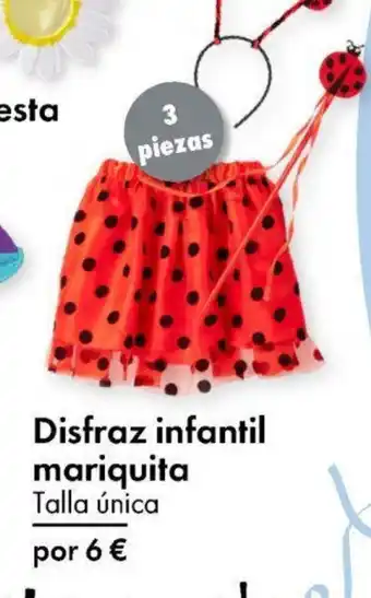 TEDi Disfraz infantil mariquita oferta