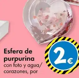 TEDi Esfera de purpurina oferta