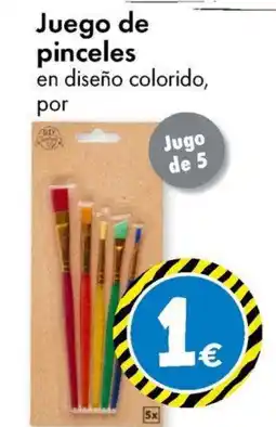 TEDi Juego de pinceles oferta