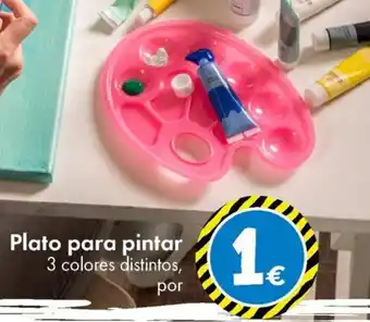 TEDi Plato para pintar oferta