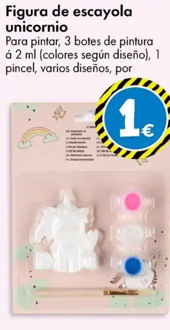 TEDi Figura de escayola unicornio oferta