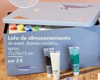 TEDi Lata de almacenamiento oferta