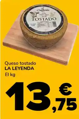 Supeco LA LEYENDA Queso tostado oferta