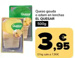 Supeco EL QUESAR Quesar o edam en lonchas oferta