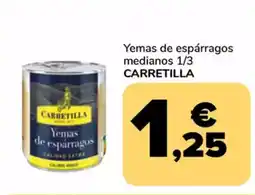 Supeco CARRETILLA Yemas de espárragos medianos 1/3 oferta