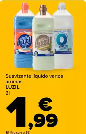 Supeco LUZIL Suavizante líquido varios aromas oferta