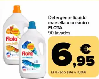 Supeco FLOTA Detergente líquido marsella u oceánico oferta