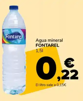 Supeco FONTAREL Agua mineral oferta