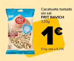 Supeco FRIT RAVICH Cacahuete tostado sin sal oferta