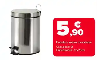 Supeco Papelera Acero Inoxidable oferta