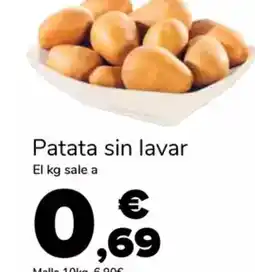 Supeco Patata sin lavar oferta