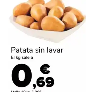 Supeco Patata sin lavar oferta